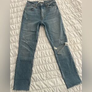 Abercrombie & Fitch Blue Straight Leg Jeans